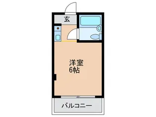 ボギ-ハイツ歌島【2階】の間取り