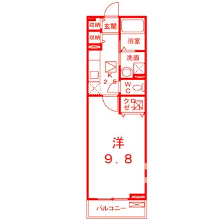 ウィステリア【1階】の間取り