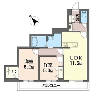 グリナージュ【3階】の間取り