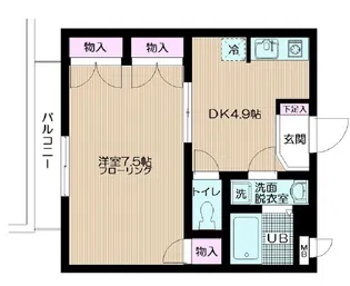 サングレース【2階】の間取り