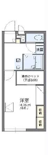 レオパレス本宮ハイム【2階】の間取り