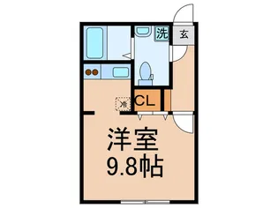 ZESTY若林I【3階】の間取り