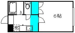 パレスMシード【2階】の間取り
