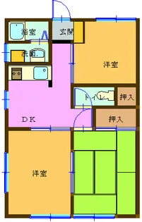 パシーヴ【2階】の間取り