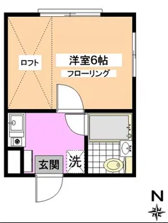 大島ウエストハイム【2階】の間取り