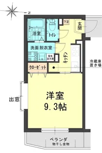 サンサイド山部III【4階】の間取り