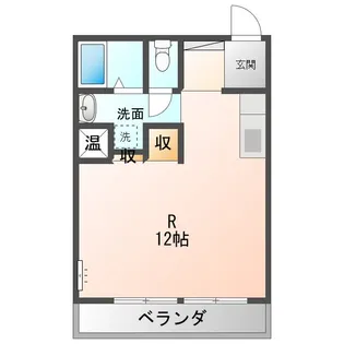 神宮寺コーポ【2階】の間取り