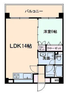 やよいビル【4階】の間取り