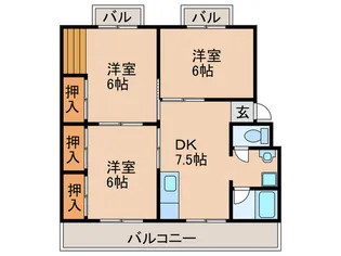 大洋ビル【2階】の間取り