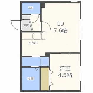 COLORE N15W1【1階】の間取り