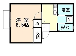 ベルフルール【2階】の間取り