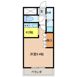岐阜県岐阜市中鶉3【アパート】の間取り
