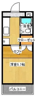 ガーデンコートTM和地山【2階】の間取り
