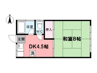 めぐみ荘【2階】の間取り