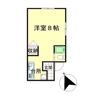 メゾン山中【2階】の間取り