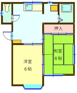 アパートメントシュトラーゼI【2階】の間取り