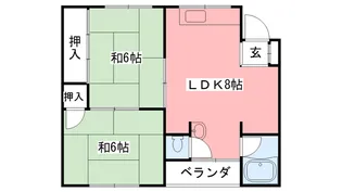 トキワマンション【2階】の間取り
