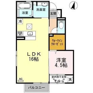 もものいえ 103号室【1階】の間取り