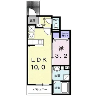 ベルフラワー【1階】の間取り