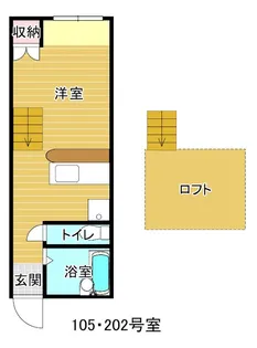 アメニティ城北【1階】の間取り