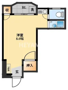 グロリアヒルズ【2階】の間取り