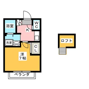 パークサイド希望ヶ丘【2階】の間取り