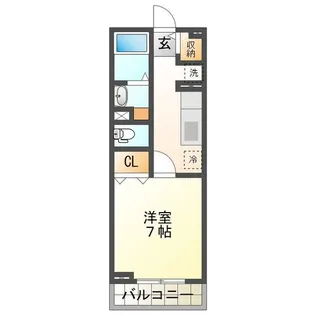 ベル スクエア【2階】の間取り