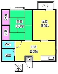 ファ-ストイン ティアハウス【1階】の間取り