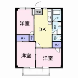 3DKの間取り画像