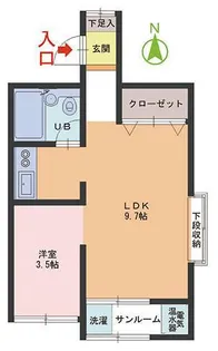 さくらハイム【1階】の間取り