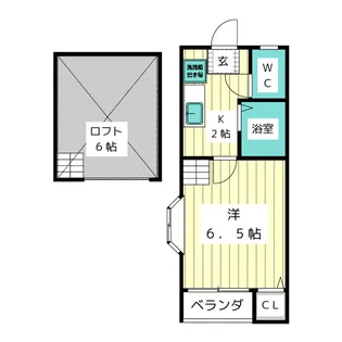 THE CASCADE【2階】の間取り