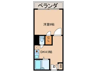 マンションコマキ【1階】の間取り
