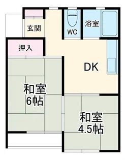 サンハイム平和台【1階】の間取り