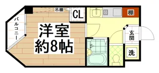 フローラルながせ【2階】の間取り