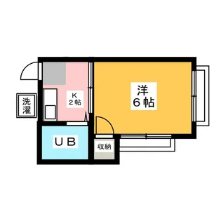 スカイキャビン【2階】の間取り