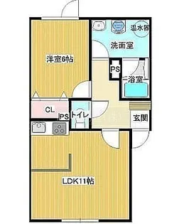 パークサイドアベニューV【1階】の間取り