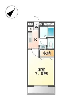 レスポワール【1階】の間取り