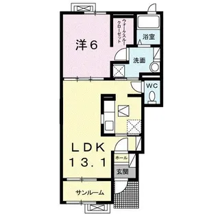 パコII【1階】の間取り