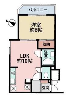 ヴィラコート弘明寺【3階】の間取り