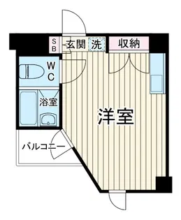 グローリア初穂草加【1階】の間取り