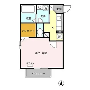 フルール A B C【1階】の間取り