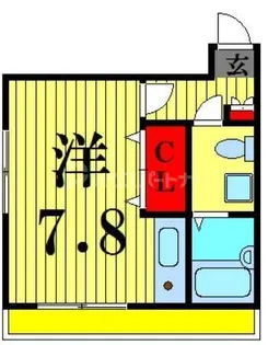 レジデンスいちかわ【2階】の間取り