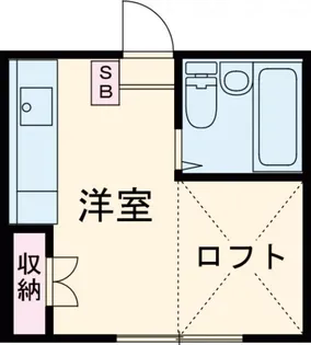 高尾シティコーポ【1階】の間取り
