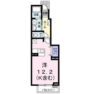 フィオーレ 凛【1階】の間取り