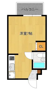 文教カテリーナ【3階】の間取り