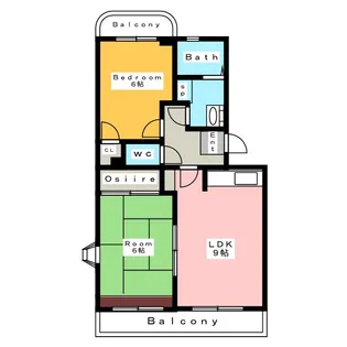 ラフィネ法連【4階】の間取り