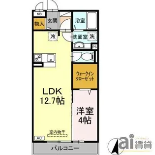 東京都西東京市下保谷2【アパート】の間取り