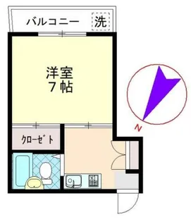 メゾン橋本【2階】の間取り