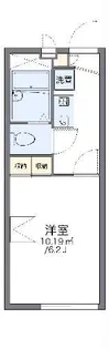 レオパレスミディーC【2階】の間取り