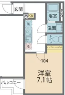 埼玉県富士見市東みずほ台3【アパート】の間取り